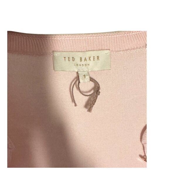 Ted Baker Erinie Neon Poppy Floral Cardigan – Size 1 / US 4 - Picture 5 of 9